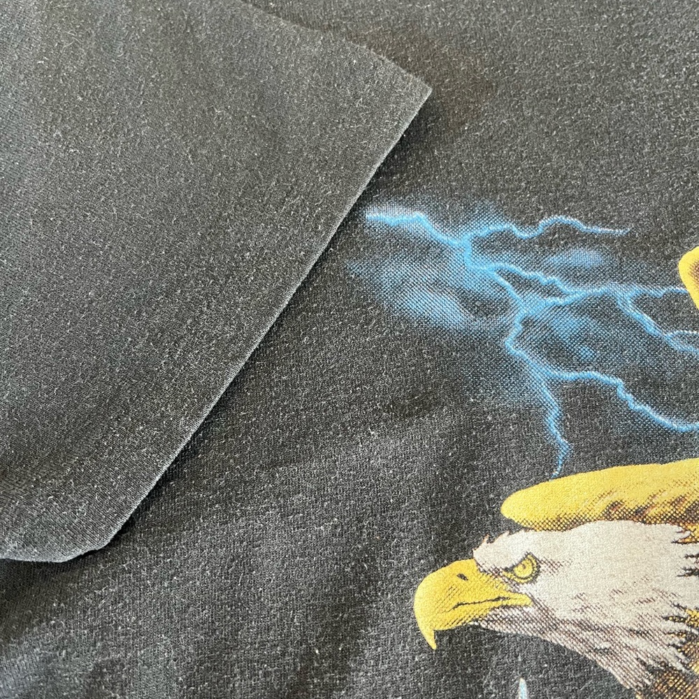 Vintage 1991 Harley Davidson 3D Emblem Eagle T-Shirt - Picture 5 of 9